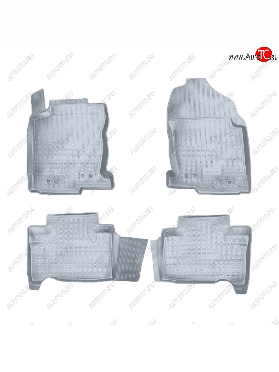 Коврики салона Norplast Unidec Lexus NX200T Z10 (2014-2017) (Цвет: серый)  с доставкой в г. Керчь