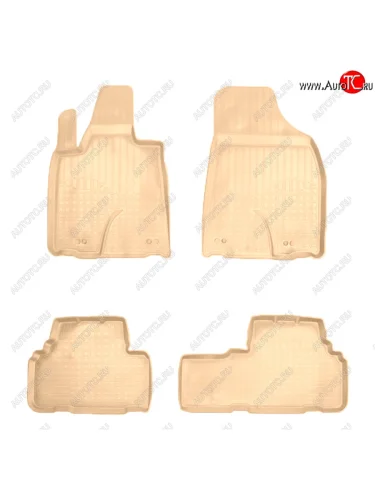 Коврики салона Norplast Unidec (Цвет: бежевый) Lexus RX270 AL10 дорестайлинг (2010-2012)