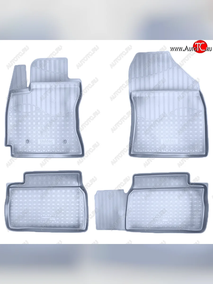 Коврики салона Norplast Unidec Lifan 720 (2013-2025) (Цвет: серый)  с доставкой в г. Керчь