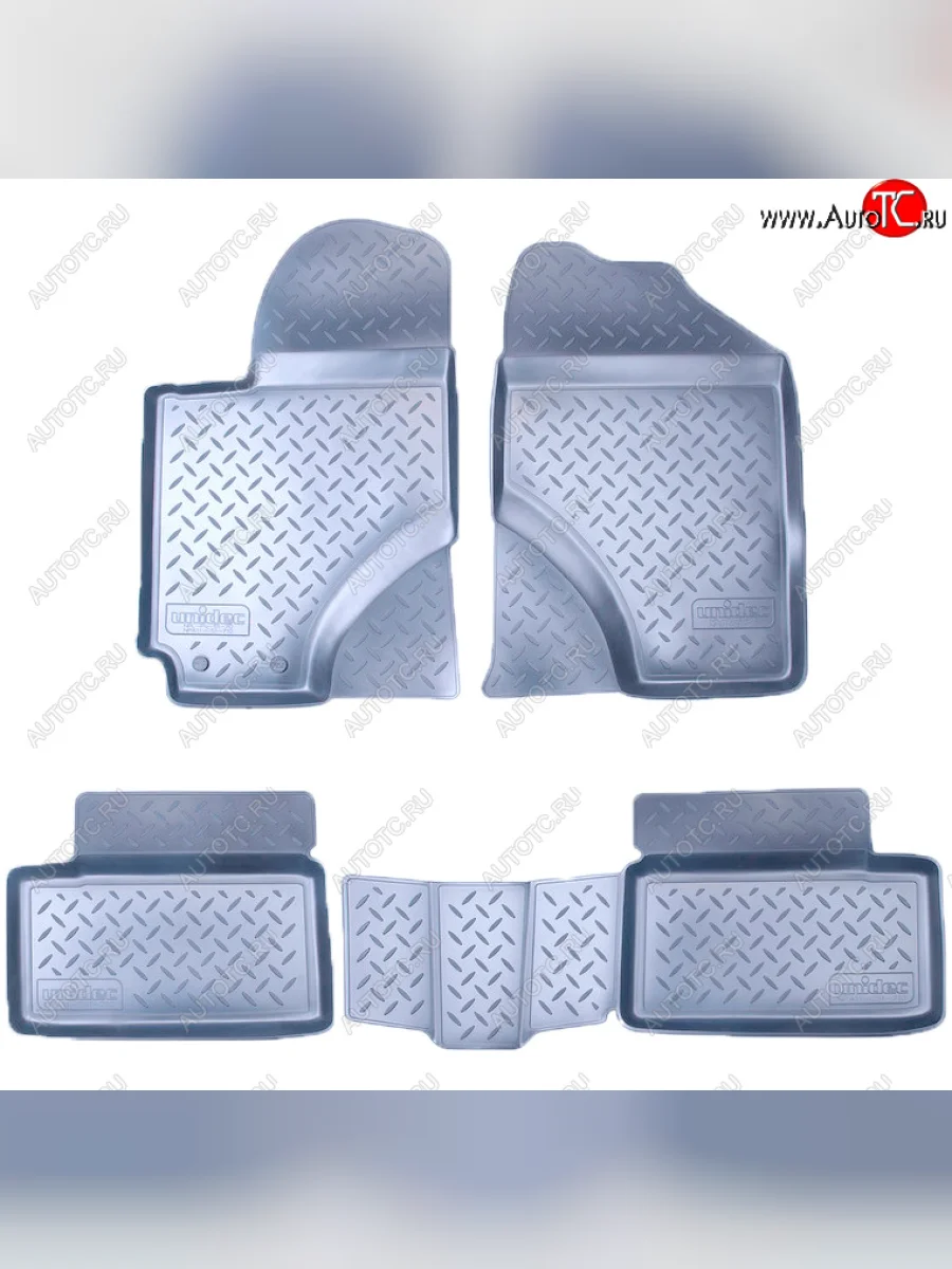 Коврики салона Norplast Unidec Lifan Solano  дорестайлинг (2016-2025) (Цвет: серый)  с доставкой в г. Керчь