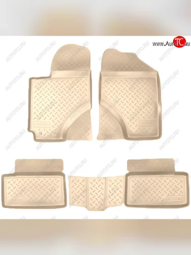 Коврики салона Norplast Unidec (Цвет: бежевый) Lifan Breez (2006-2012)