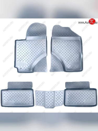 Коврики салона Norplast Unidec (Цвет: серый) Lifan Breez (2006-2012)