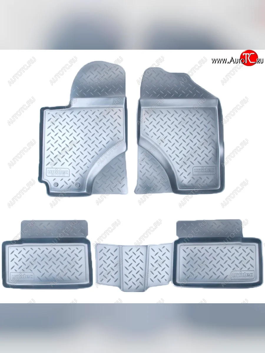 Коврики салона Norplast Unidec Lifan Breez (2006-2012) (Цвет: серый)  в Воронеже Воронежской области