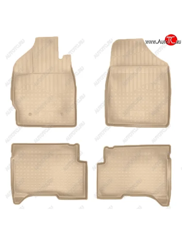 Коврики салона Norplast Unidec (Цвет: бежевый) Lifan X50 (2015-2025)