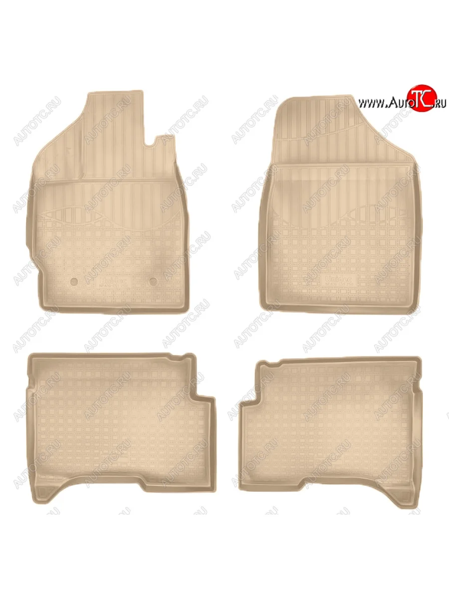 Коврики салона Norplast Unidec Lifan X50 (2015-2025) (Цвет: бежевый)  в Керчи Республика Крым