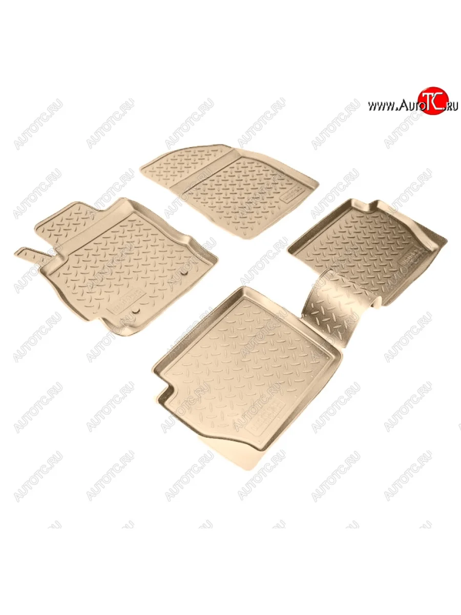 Коврики салона Norplast Unidec Mazda 2 2 DE хэтчбэк 3 дв. рестайлинг (2010-2015) (Цвет: бежевый)  с доставкой в г. Керчь