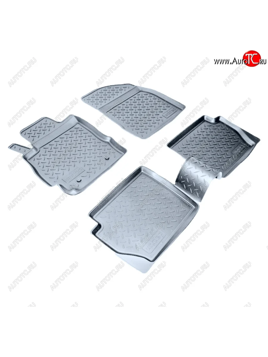 Коврики салона Norplast Unidec Mazda 2 2 DE хэтчбэк 3 дв. дорестайлинг (2007-2010) (Цвет: серый)  с доставкой в г. Пермь