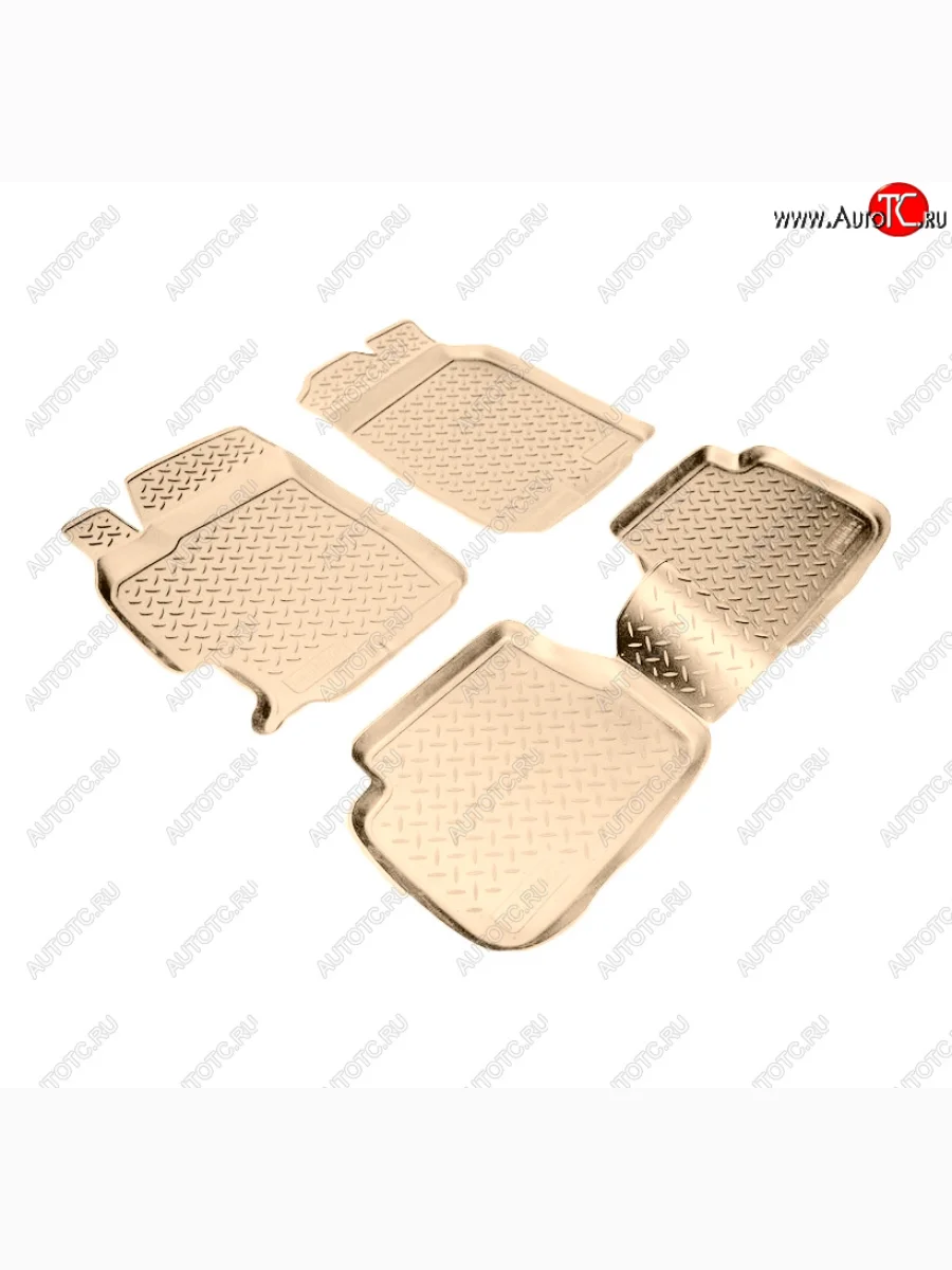 Коврики салона Norplast Unidec Mazda 6 GG, GY универсал рестайлинг (2005-2008) (Цвет: бежевый)  в Керчи Республика Крым