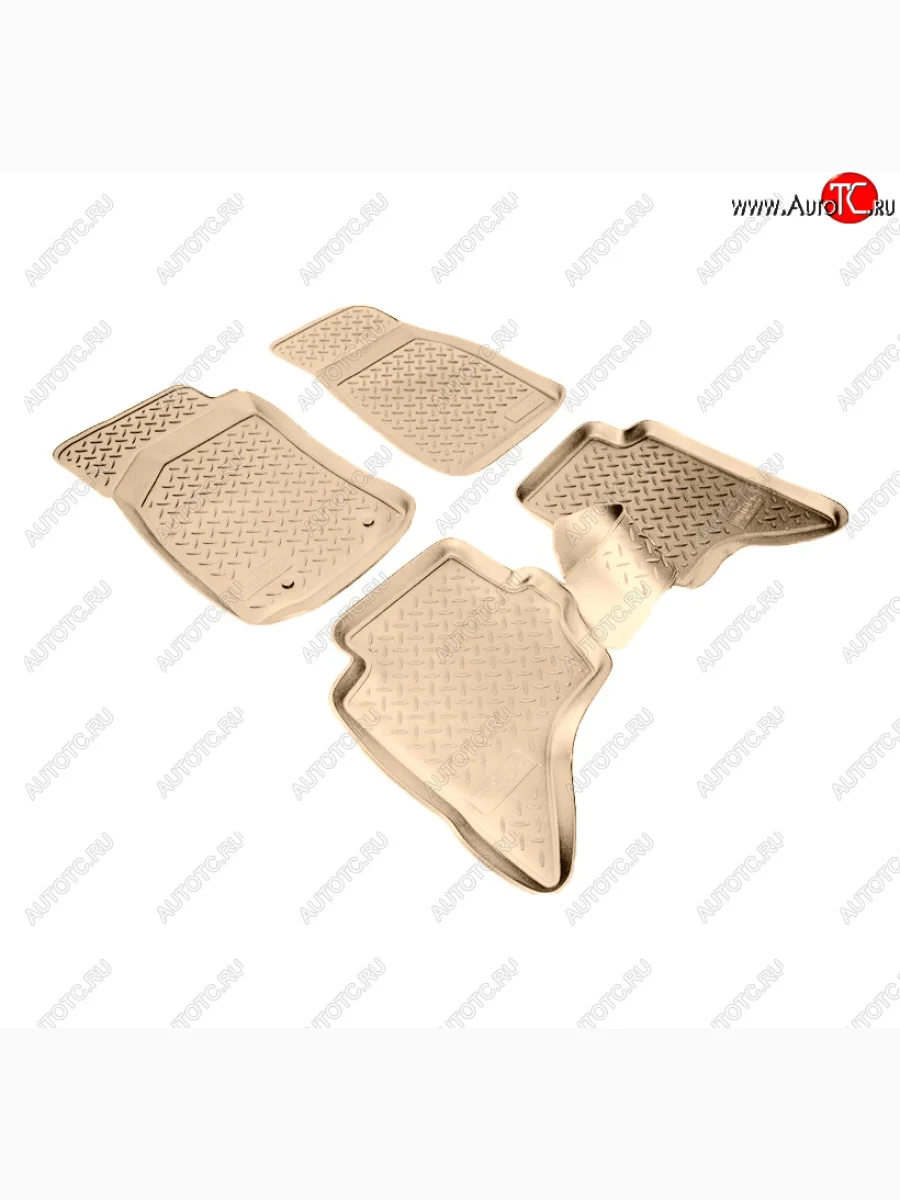 Коврики салона Norplast Unidec Ford Ranger рестайлинг (2009-2011) (Цвет: бежевый)  в Керчи Республика Крым