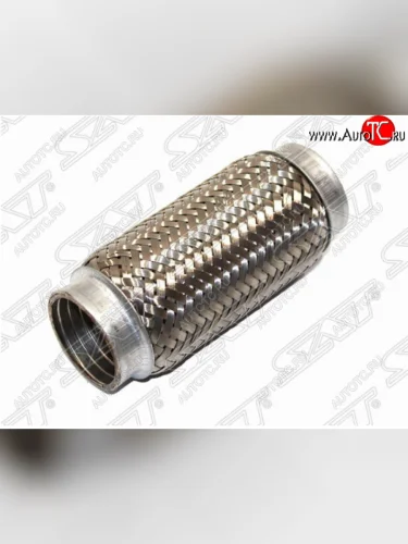 Гофра глушителя SAT (универсальная, 45x150) Nissan Frontier 1 рестайлинг (2001-2005)