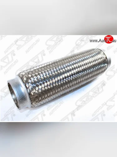 Гофра глушителя SAT (универсальная, 45x220) Nissan Frontier 1 рестайлинг (2001-2005)