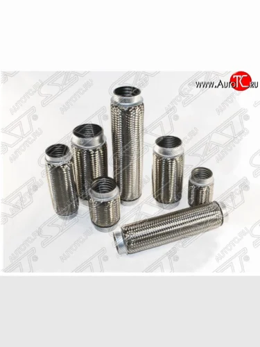 Гофра глушителя SAT (универсальная, 51x160) Nissan Frontier 1 рестайлинг (2001-2005)