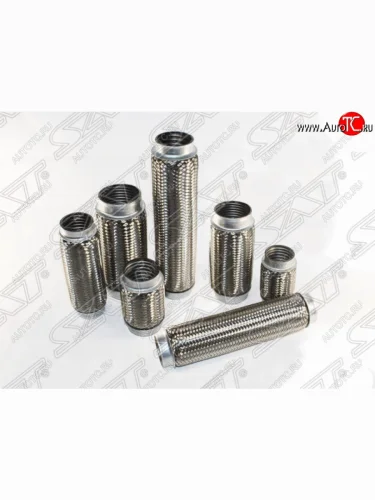 Гофра глушителя SAT (универсальная, 55х250) Nissan Frontier 1 рестайлинг (2001-2005)