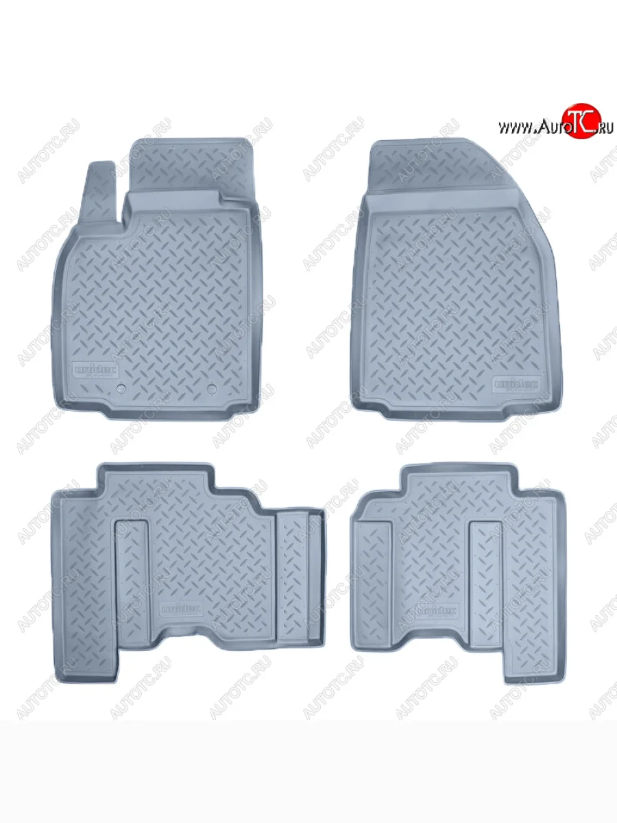 Коврики салона Norplast Unidec Mazda CX-9 TB дорестайлинг (2007-2009) (Цвет: серый)  с доставкой в г. Пермь