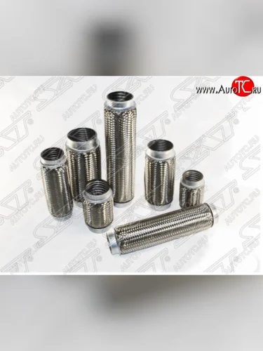 Гофра глушителя SAT (универсальная, 75x250) Nissan Frontier 1 рестайлинг (2001-2005)