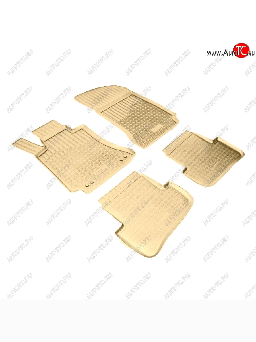 Коврики салона Norplast Unidec  Mercedes-Benz C-Class (2011-2015) W204 (Цвет: бежевый)  в Самаре Самарской области