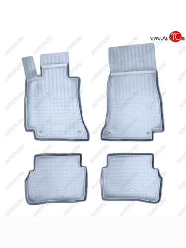 Коврики салона Norplast Unidec (Цвет: серый) Mercedes-Benz C-Class  С205 (2014-2018) дорестайлинг купе