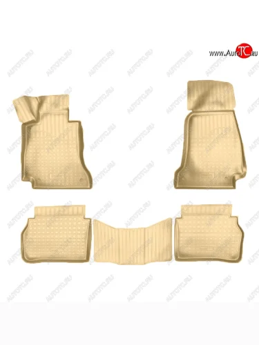 Коврики салона Norplast Unidec (Цвет: бежевый) Mercedes-Benz E-Class W213 седан дорестайлинг (2016-2020)