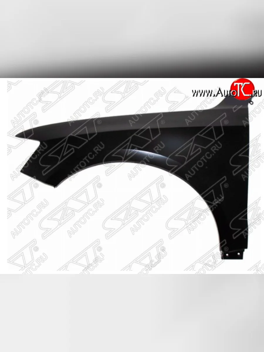 Левое переднее крыло SAT (пр-во Тайвань) Audi Q5 8R дорестайлинг (2008-2012) (Неокрашенное)  в Перми Пермском крае