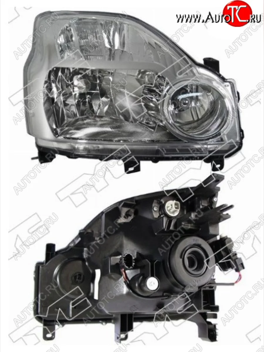 Правая фара передняя TYC (с электрокорректором, Евросвет) Nissan X-trail 2 T31 дорестайлинг (2007-2011)  в Самаре Самарской области