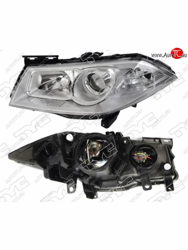 Левая фара передняя TYC (под электрокорректор) Renault Megane ( хэтчбэк 5 дв.,  седан,  универсал) (2006-2009)  рестайлинг