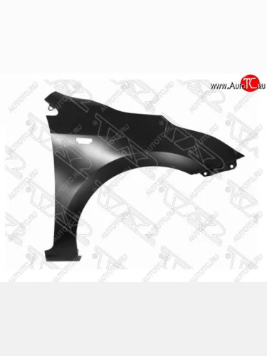 Правое переднее крыло SAT (с отв. под повторитель, пр-во Тайвань) KIA Rio 4 FB дорестайлинг седан (2016-2020)