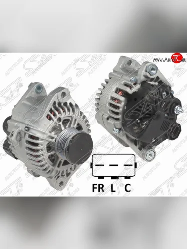Генератор SAT (2,0/2,4, 12V 110A) Hyundai Santa Fe DM рестайлинг (2015-2019)