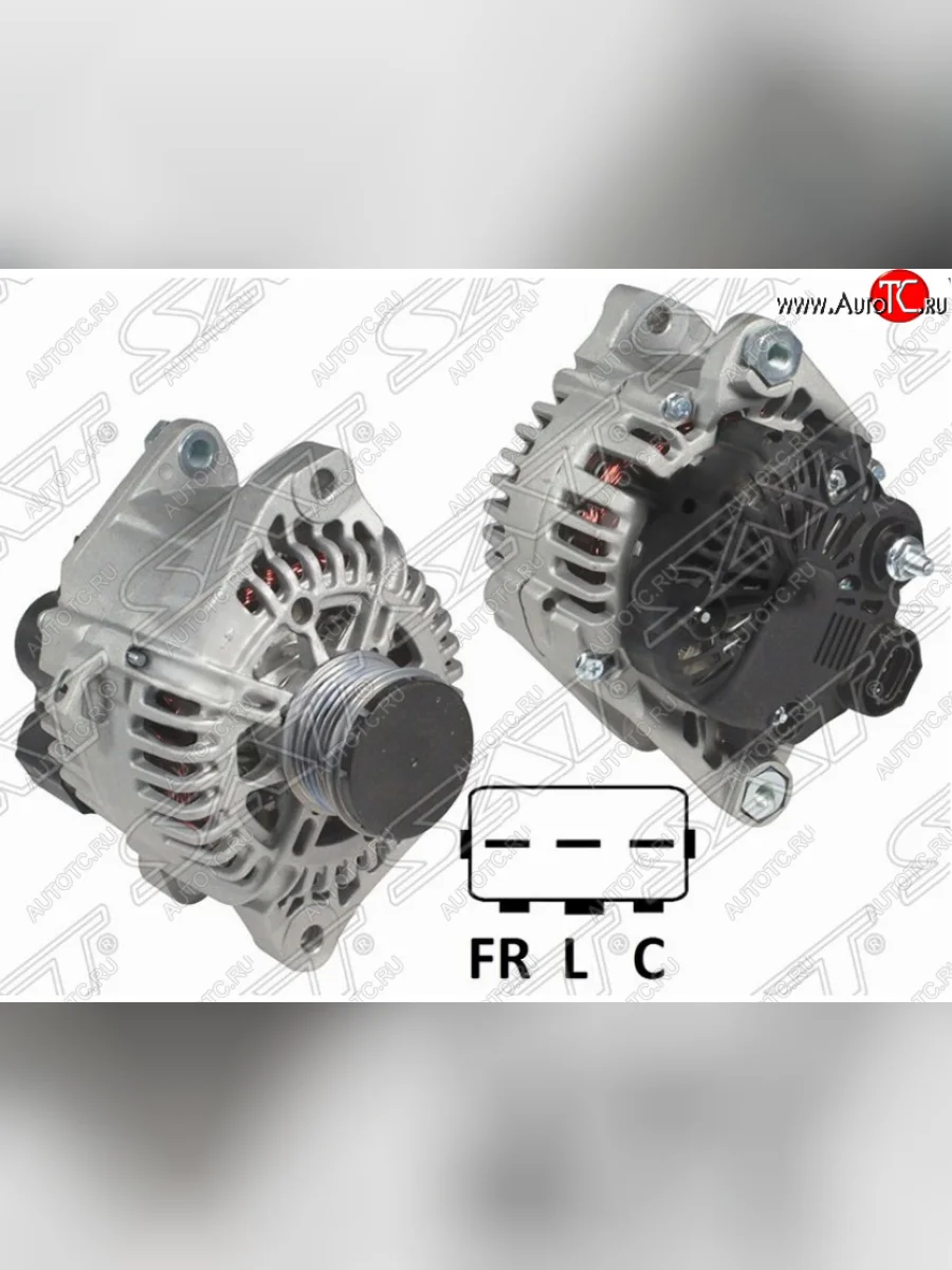 Генератор SAT (2,0/2,4, 12V 110A) KIA Optima 3 TF дорестайлинг седан (2010-2013)  в Керчи Республика Крым