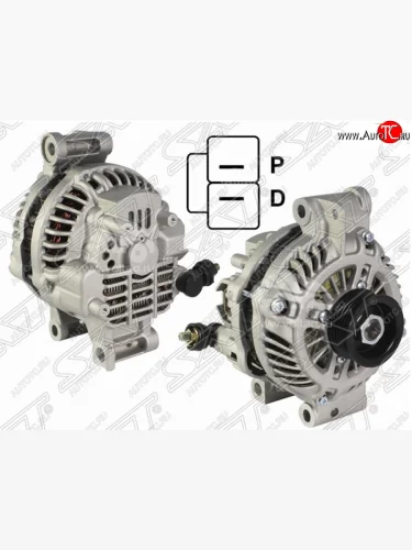 Генератор SAT (L813/LF17/L3C1, 12V 90A) Mazda 6 GG седан дорестайлинг (2002-2005)