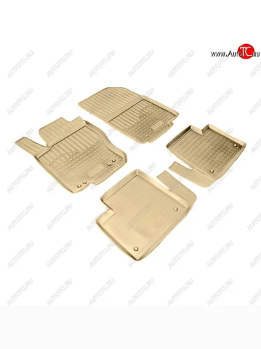 Коврики салона Norplast Unidec (Цвет: бежевый) Mercedes-Benz GL class X166 дорестайлинг (2012-2016)