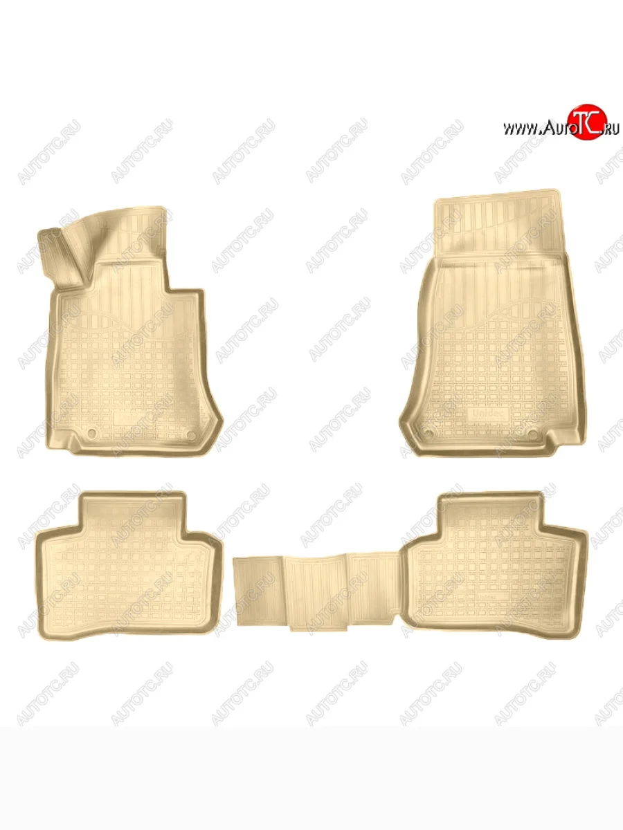 Коврики салона Norplast Unidec Mercedes-Benz GLC class X253 (2015-2023) (Цвет: бежевый)  в Перми Пермском крае