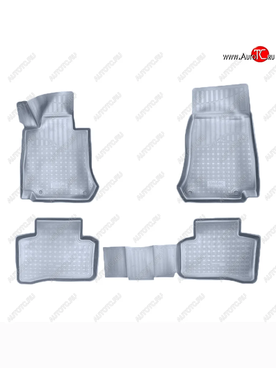 Коврики салона Norplast Unidec Mercedes-Benz GLC class X253 (2015-2023) (Цвет: серый)  в Перми Пермском крае