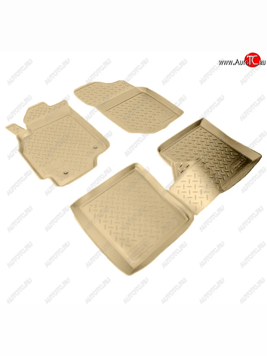 Коврики салона Norplast Unidec Mitsubishi Lancer 10 CY седан дорестайлинг (2007-2010) (Цвет: бежевый)  в Керчи Республика Крым