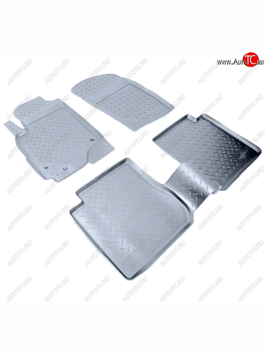 Коврики салона Norplast Unidec Mitsubishi Outlander CU (2003-2009) (Цвет: серый)  в Самаре Самарской области