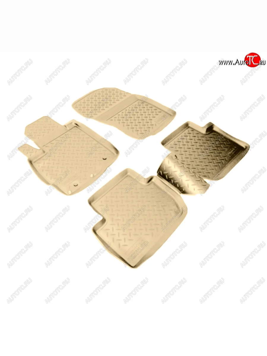 Коврики салона Norplast Unidec Mitsubishi Outlander XL (CW)  дорестайлинг (2005-2009) (Цвет: бежевый)  в Керчи Республика Крым