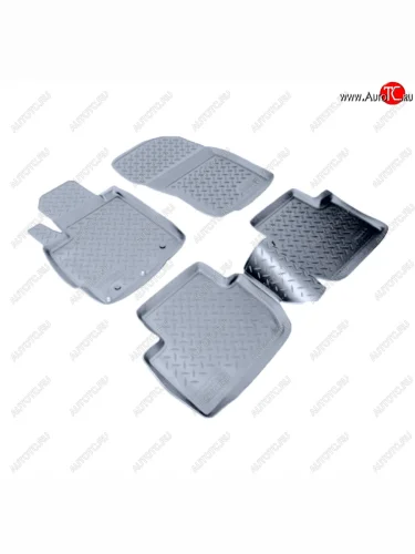 Коврики салона Norplast Unidec (Цвет: серый) Mitsubishi Outlander XL (CW)  дорестайлинг (2005-2009)