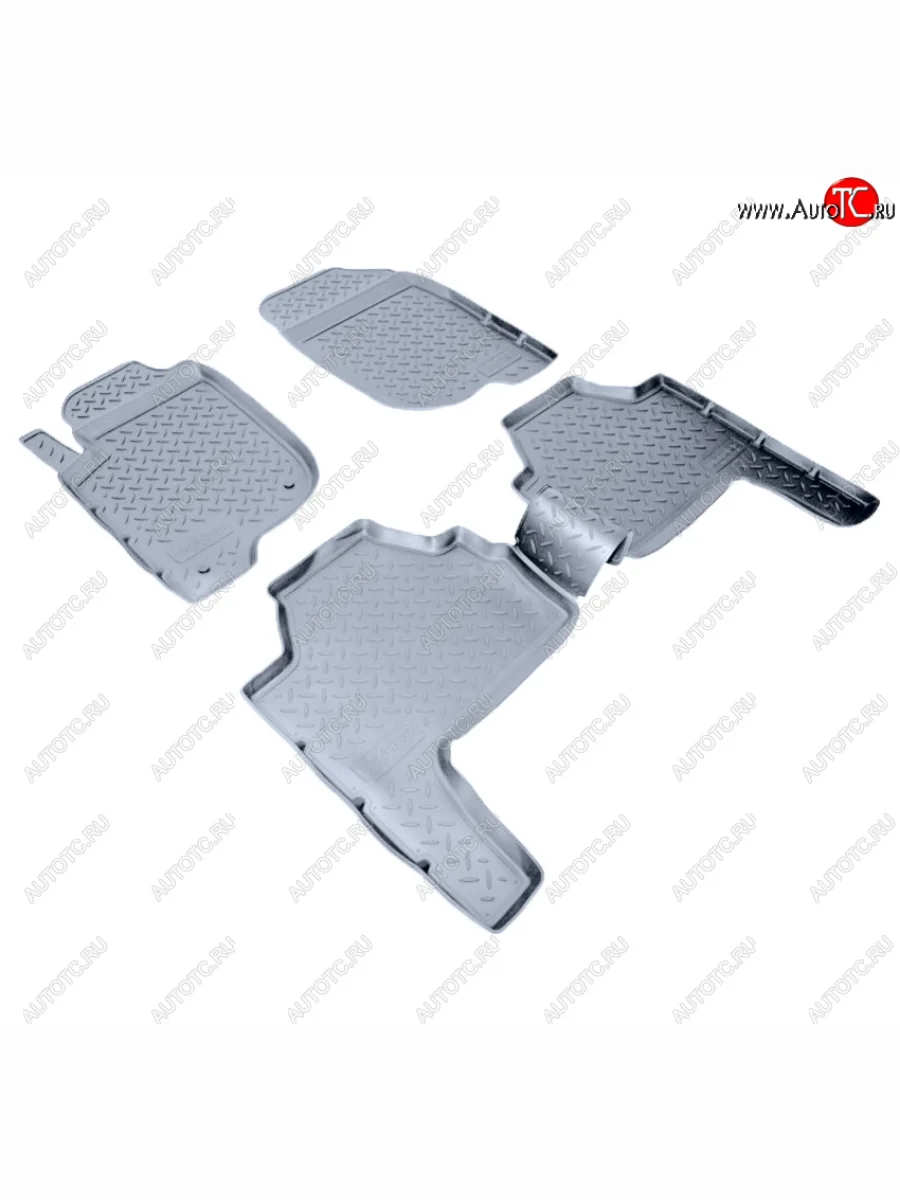 Коврики салона Norplast Unidec Mitsubishi Pajero Sport PB дорестайлинг (2008-2013) (Цвет: серый)  в Керчи Республика Крым
