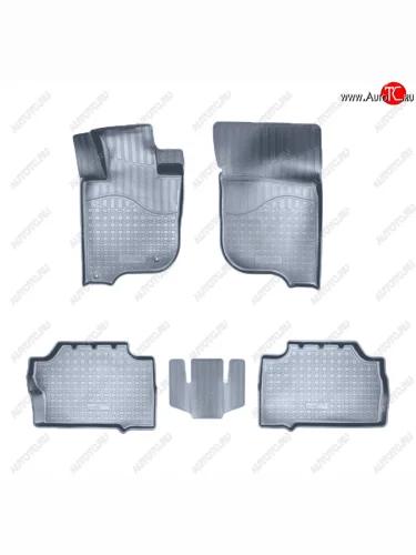 Коврики салона Norplast Unidec (Цвет: серый) Mitsubishi Pajero Sport QE дорестайлинг (2015-2021)