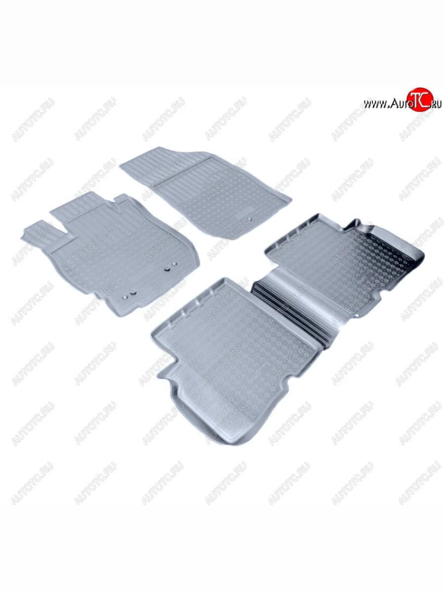 Коврики салона Norplast Unidec Nissan Almera 3 G15 седан (2012-2019) (Цвет: серый)  в Керчи Республика Крым