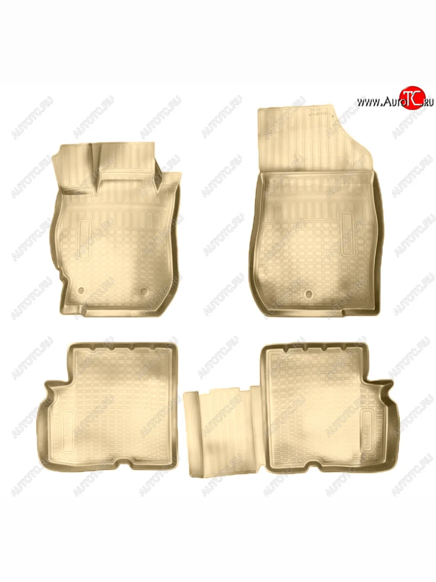 Коврики салона Norplast Unidec Nissan Almera 3 G15 седан (2012-2019) (Цвет: бежевый)  в Самаре Самарской области