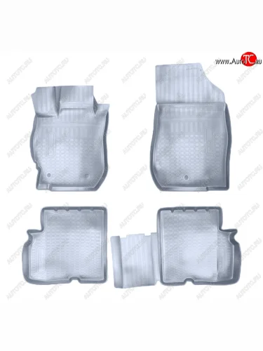Коврики салона Norplast Unidec 3D (Цвет: серый) Nissan Almera 3 G15 седан (2012-2019)