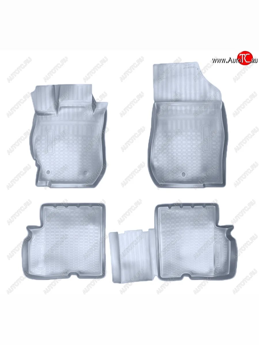 Коврики салона Norplast Unidec 3D Nissan Almera 3 G15 седан (2012-2019) (Цвет: серый)  в Перми Пермском крае