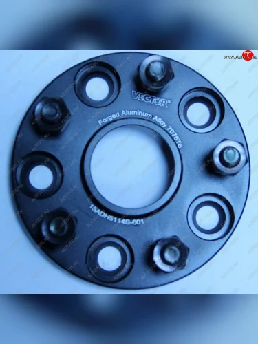 Адаптер-проставка 15 мм со шпильками Вектор (с направляющей) 