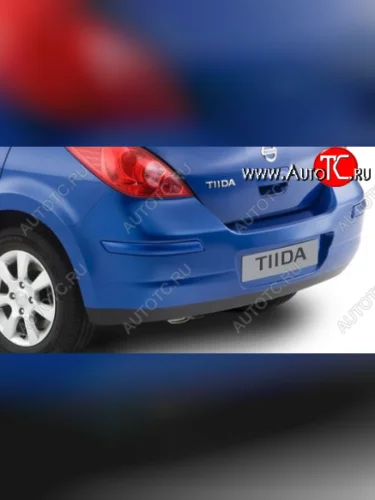 Задний бампер на NISSAN Nissan Tiida  1 C11 (2007-2010) хэтчбек дорестайлинг