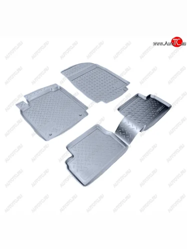 Коврики салона Norplast Unidec (Цвет: серый) Nissan Micra K12 5 дв. 2-ой рестайлинг (2007-2010)