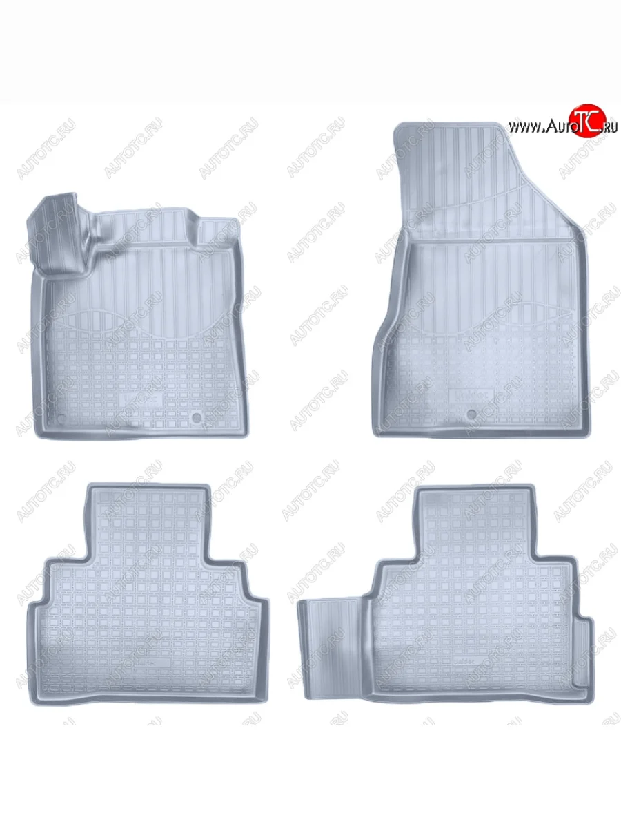 Коврики салона Norplast Unidec Nissan Murano 3 Z52 дорестайлинг (2015-2022) (Цвет: серый)  в Керчи Республика Крым