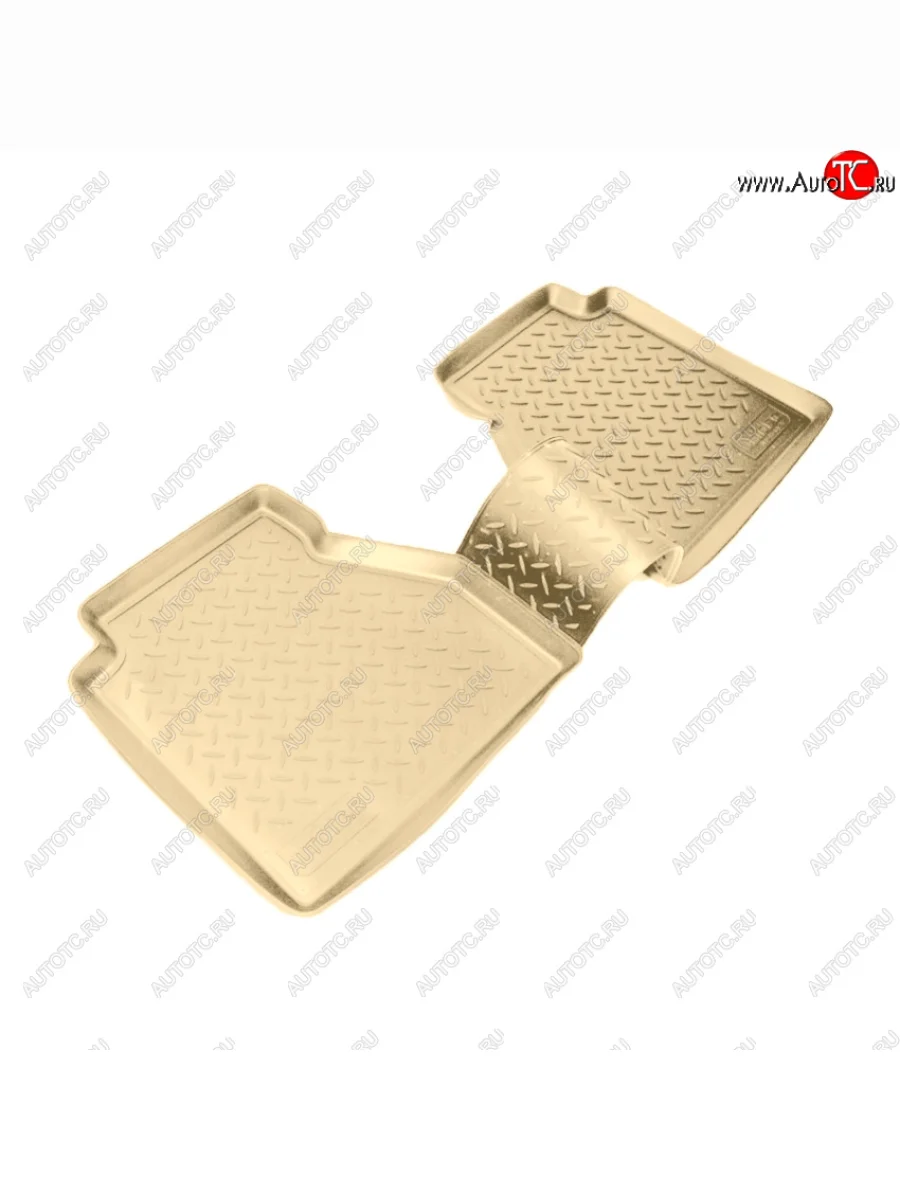 Коврики салона Norplast Unidec (задние, Люкс) Nissan Navara 2 D40 дорестайлинг (2004-2010) (Цвет: бежевый)  с доставкой в г. Керчь