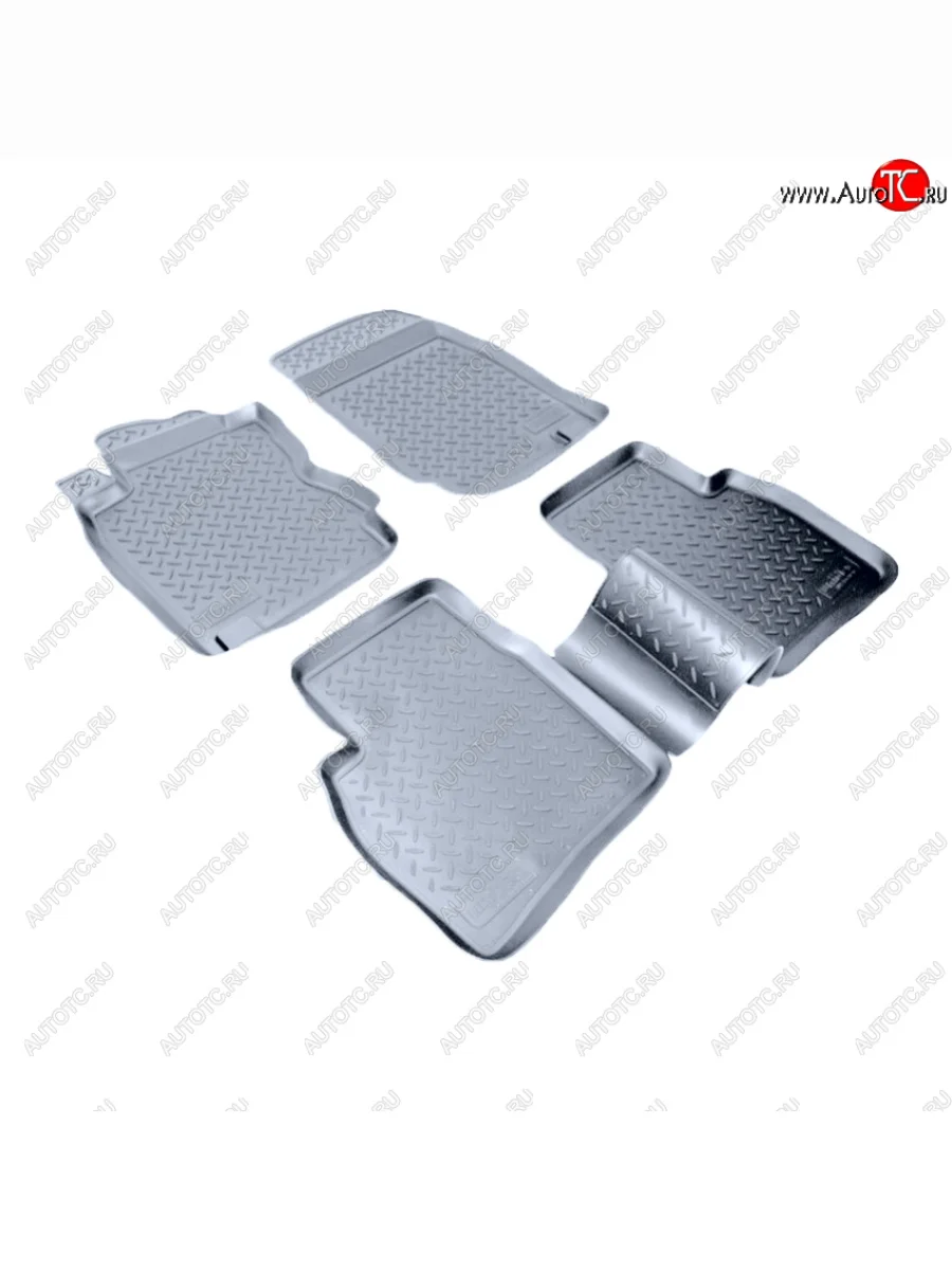 Коврики салона Norplast Unidec Nissan Note 1 E11 рестайлинг (2008-2013) (Цвет: серый)  с доставкой в г. Керчь