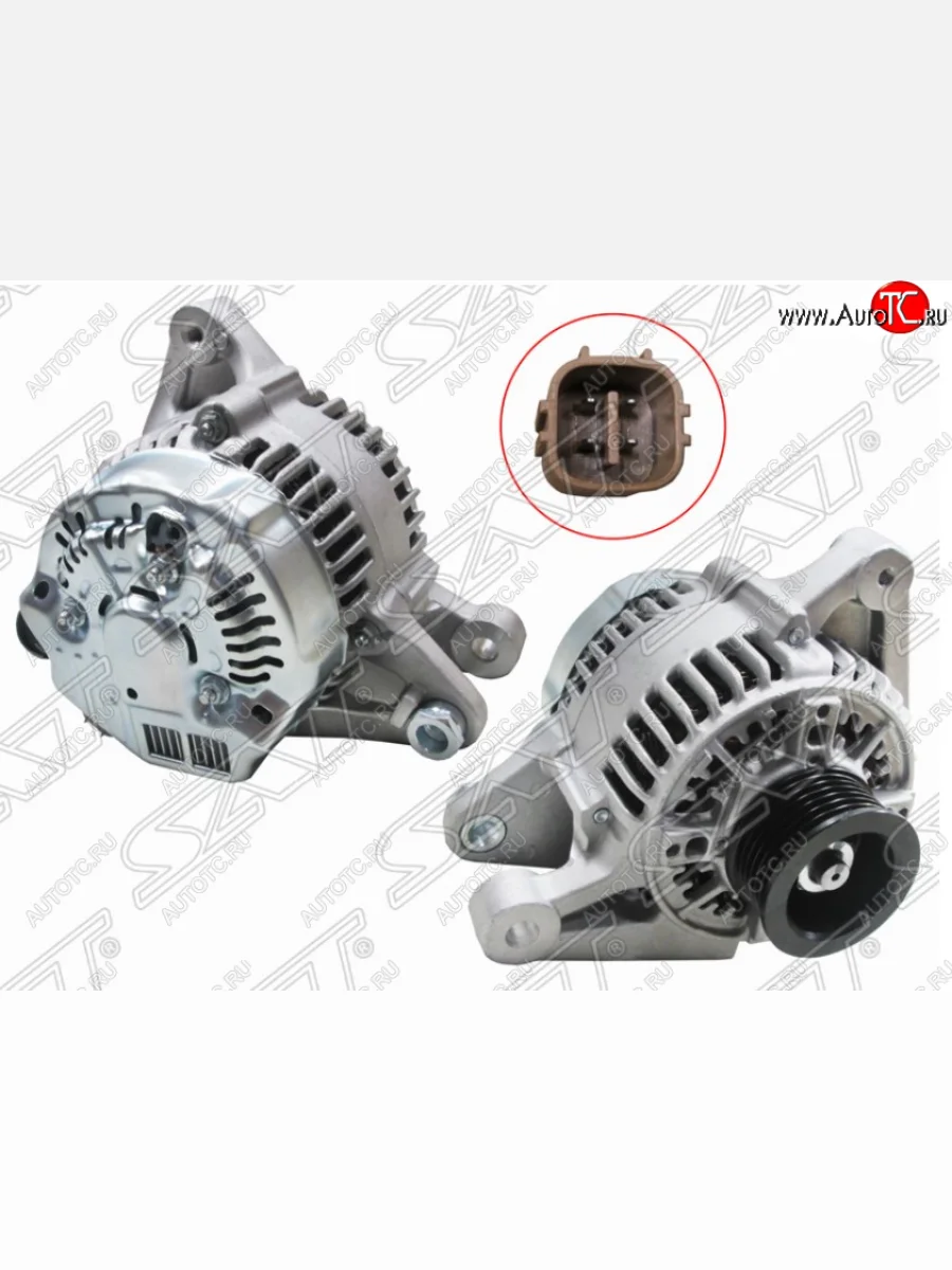 Генератор SAT (12V 80A 1/3 /4ZZFE/ZZE11#) Toyota Corolla E110 седан рестайлинг (2000-2002)  в Керчи Республика Крым