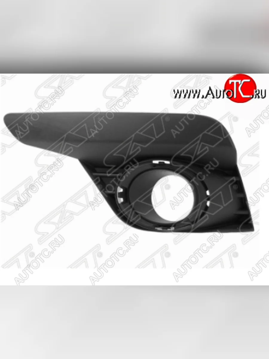 Левая оправа противотуманной фары SAT (пр-во Тайвань) Renault Logan 2 рестайлинг (2018-2025)  с доставкой в г. Пермь